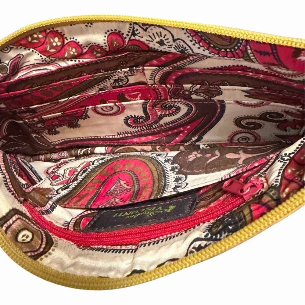 Sophia Visconti Wristlet Clutch Wallet Tan/Cognac